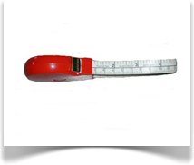 Clearly displays centimeters and inches